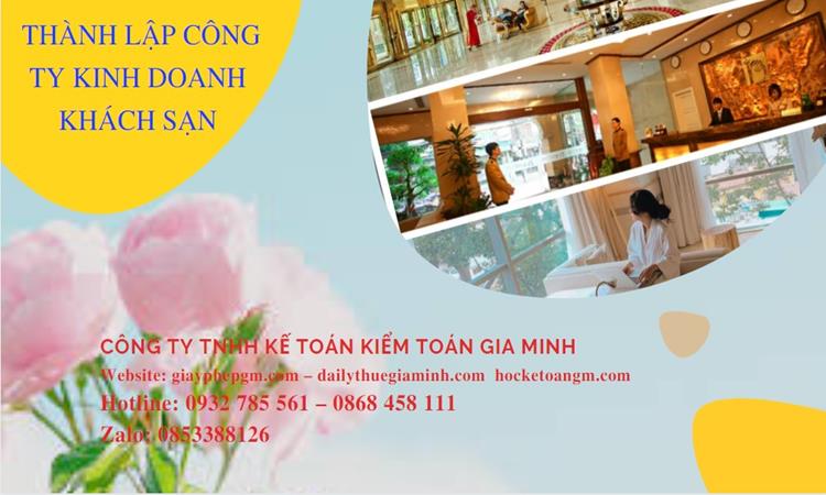 Thủ tục thành lập công ty kinh doanh khách sạn tại Huế