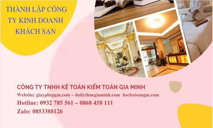 Thủ tục thành lập công ty kinh doanh khách sạn tại Huyện Ba Vì