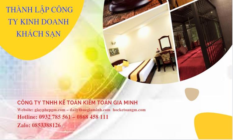 Thủ tục thành lập công ty kinh doanh khách sạn tại Huyện Bình Lục 