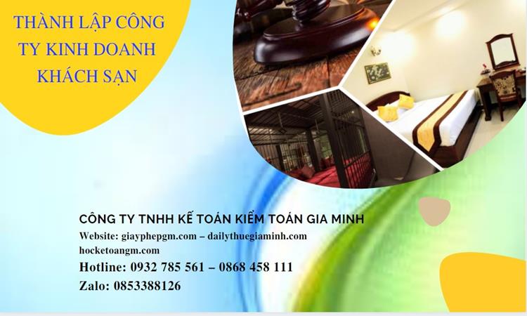 Thủ tục thành lập công ty kinh doanh khách sạn tại Huyện Củ Chi