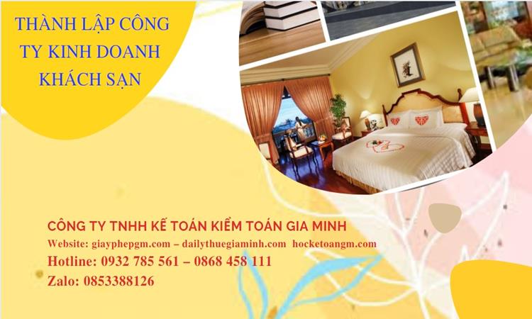 Thủ tục thành lập công ty kinh doanh khách sạn tại Huyện Hoài Đức