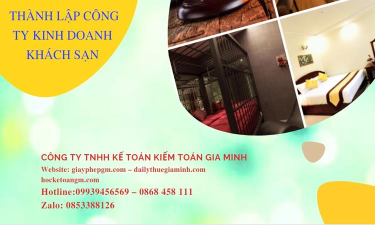  Thủ tục thành lập công ty kinh doanh khách sạn tại Huyện Hóc Môn
