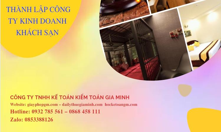 Thủ tục thành lập công ty kinh doanh khách sạn tại Huyện Kim Bảng 