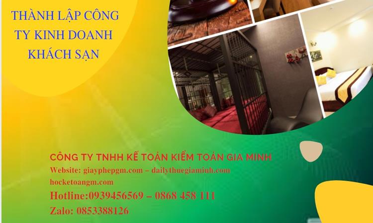 Thủ tục thành lập công ty kinh doanh khách sạn tại Huyện Nhà Bè