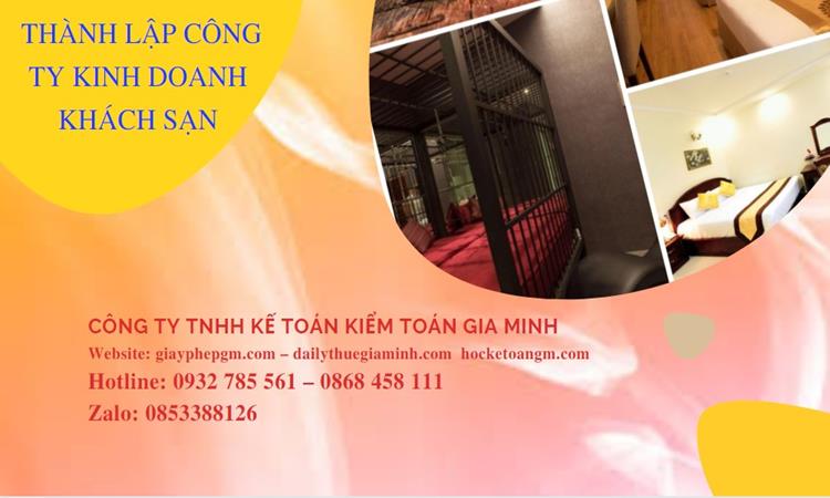 Thủ tục thành lập công ty kinh doanh khách sạn tại Huyện Phù Cừ