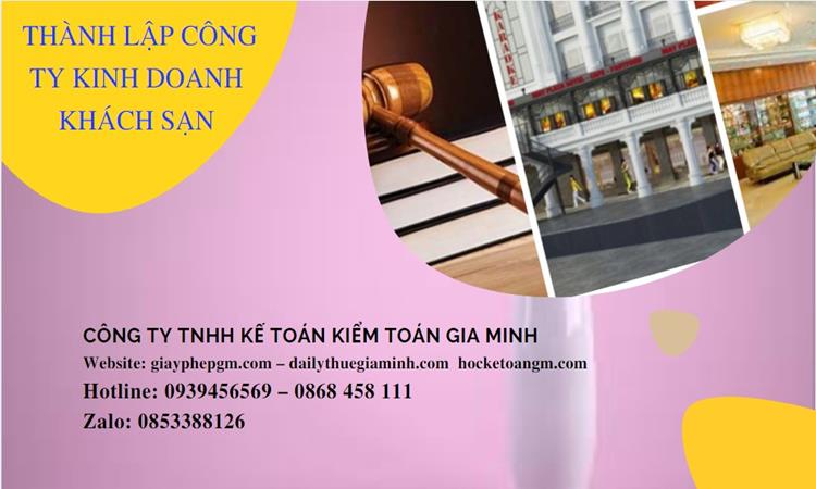  Thủ tục thành lập công ty kinh doanh khách sạn tại Huyện Phú Xuyên