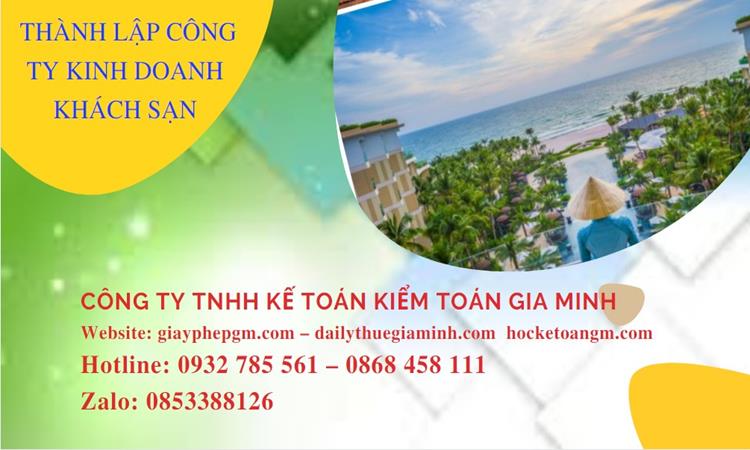  Thủ tục thành lập công ty kinh doanh khách sạn tại Huyện Quốc Oai