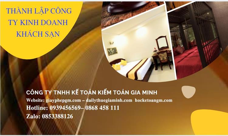 Thủ tục thành lập công ty kinh doanh khách sạn tại Huyện Thường Tín