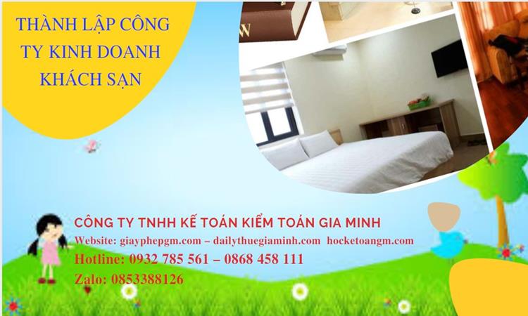 Thủ tục thành lập công ty kinh doanh khách sạn tại Huyện Tiên Lữ