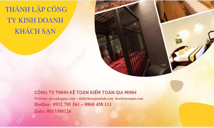  Thủ tục thành lập công ty kinh doanh khách sạn tại Huyện Văn Giang