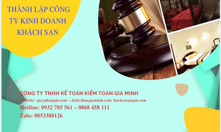 Thủ tục thành lập công ty kinh doanh khách sạn tại Huyện Yên Mỹ