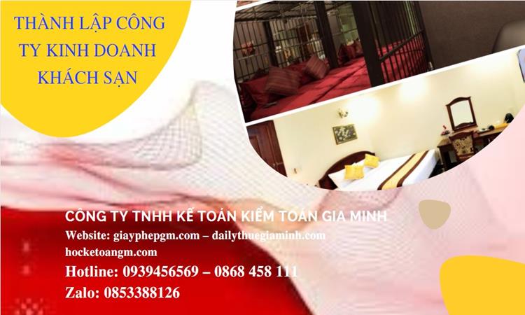 Thủ tục thành lập công ty kinh doanh khách sạn tại Quận 10