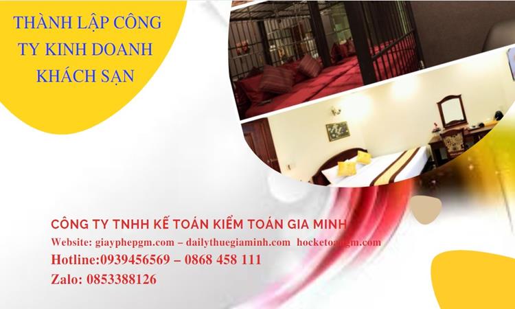 Thủ tục thành lập công ty kinh doanh khách sạn tại Quận 11
