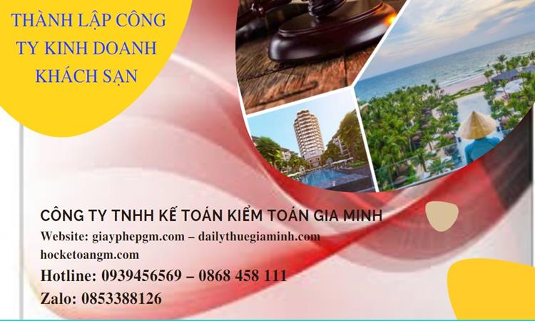 Thủ tục thành lập công ty kinh doanh khách sạn tại Quận 12