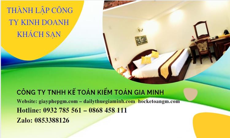 Thủ tục thành lập công ty kinh doanh khách sạn tại Quận 3