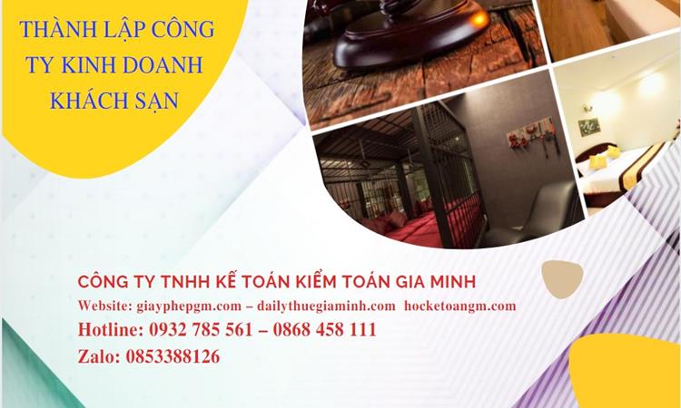 Thủ tục thành lập công ty kinh doanh khách sạn tại Quận 7