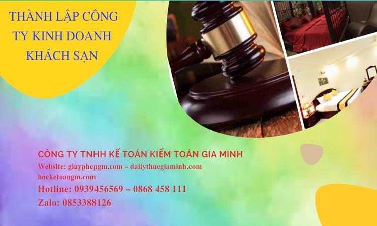 Thủ tục thành lập công ty kinh doanh khách sạn tại Quận Bình Tân