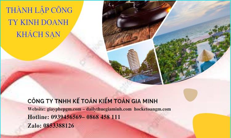 Thủ tục thành lập công ty kinh doanh khách sạn tại Quận Bình Thạnh