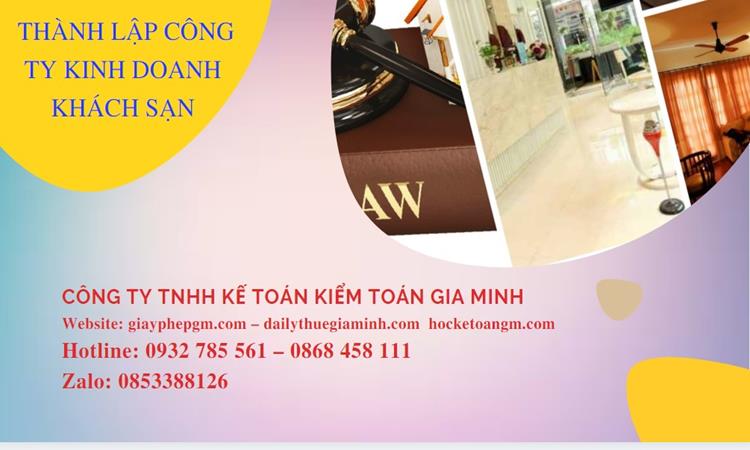 Thủ tục thành lập công ty kinh doanh khách sạn tại Quận Đống Đa