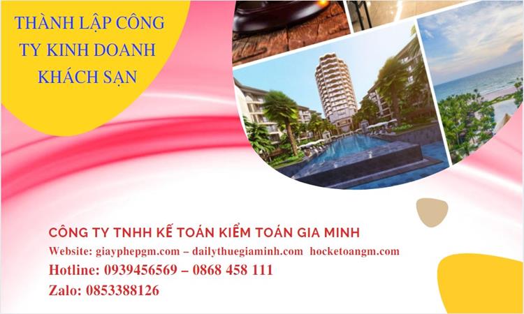 Thủ tục thành lập công ty kinh doanh khách sạn tại Quận Tân Phú