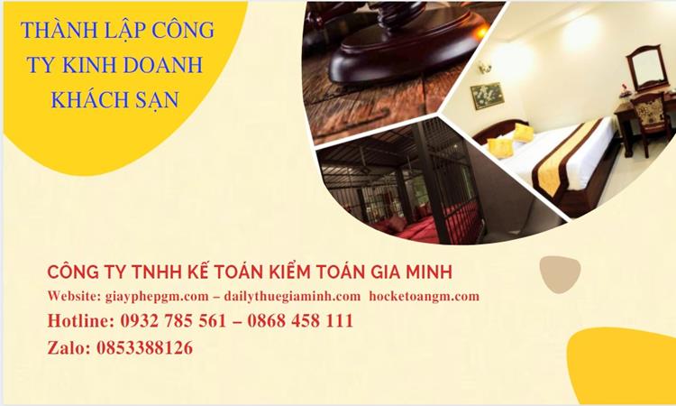 Thủ tục thành lập công ty kinh doanh khách sạn tại Thái Bình