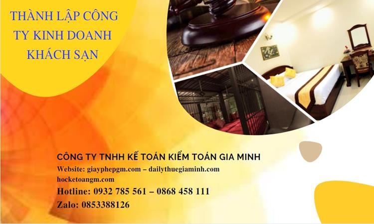 Thủ tục thành lập công ty kinh doanh khách sạn tại Thành phố Hà Nội