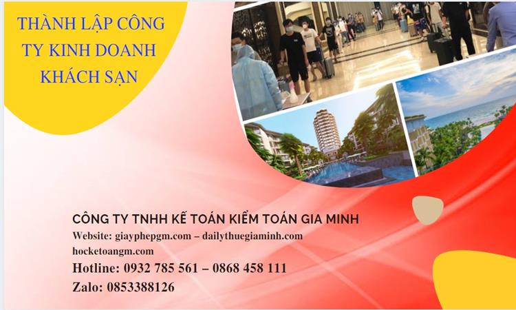 Thủ tục thành lập công ty kinh doanh khách sạn tại Thành phố Hồ Chí Minh