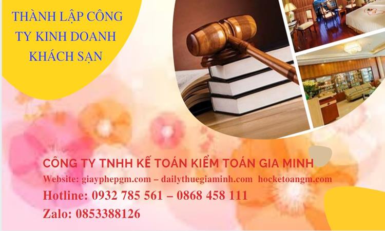  Thủ tục thành lập công ty kinh doanh khách sạn tại Thành phố Huế