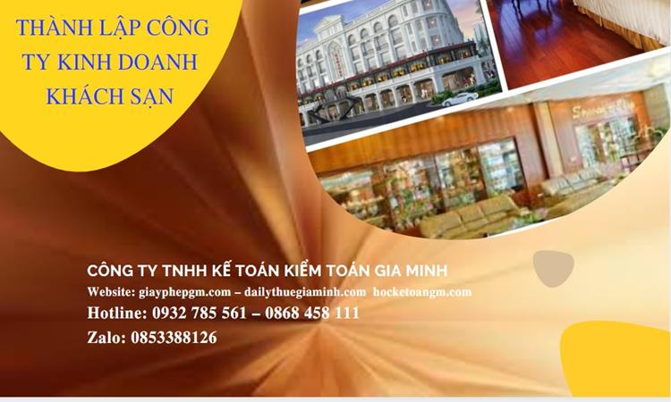  Thủ tục thành lập công ty kinh doanh khách sạn tại Thành phố Hưng Yên