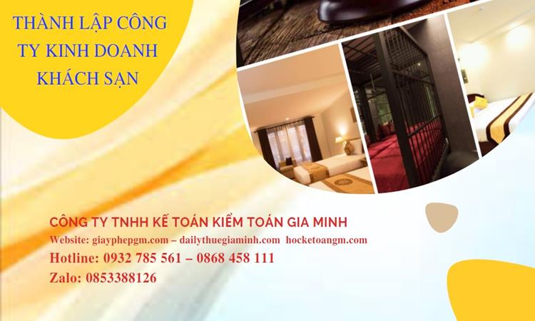 Thủ tục thành lập công ty kinh doanh khách sạn tại Thành phố Phủ Lý 
