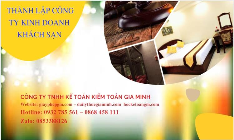 Thủ tục thành lập công ty kinh doanh khách sạn tại Thị xã Mỹ Hào