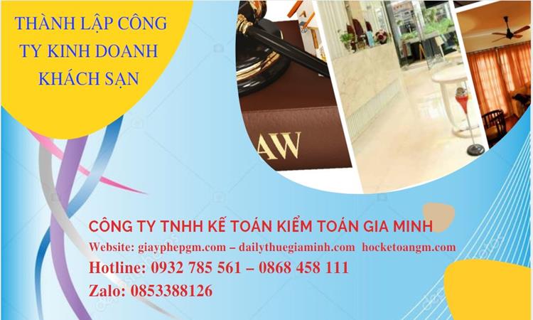  Thủ tục thành lập công ty kinh doanh khách sạn tại Quận Hải Châu