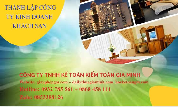 Thủ tục thành lập công ty kinh doanh khách sạn tại TP Đà Nẵng