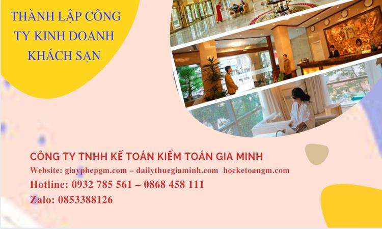 Thủ tục thành lập công ty kinh doanh khách sạn tại TP Hà Nội