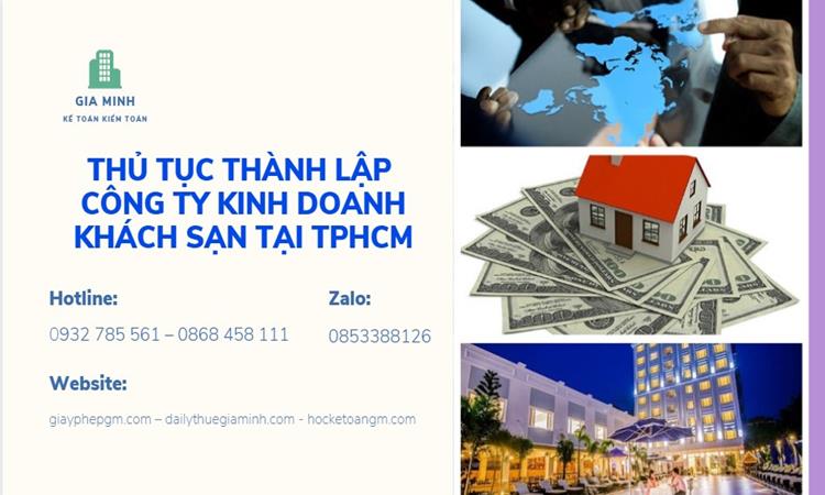 Thành lập công ty kinh doanh khách sạn tại TPHCM