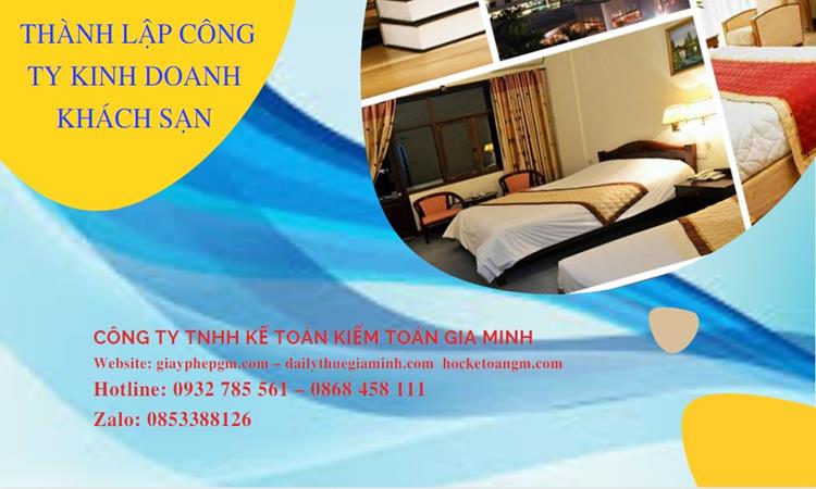 Thủ tục thành lập công ty kinh doanh khách sạn tại Vĩnh Long