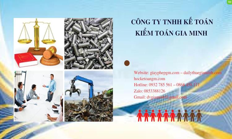 Thủ tục thành lập công ty kinh doanh phế liệu tại Đồng Nai