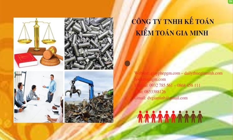 Thủ tục thành lập công ty kinh doanh phế liệu tại Hà Giang