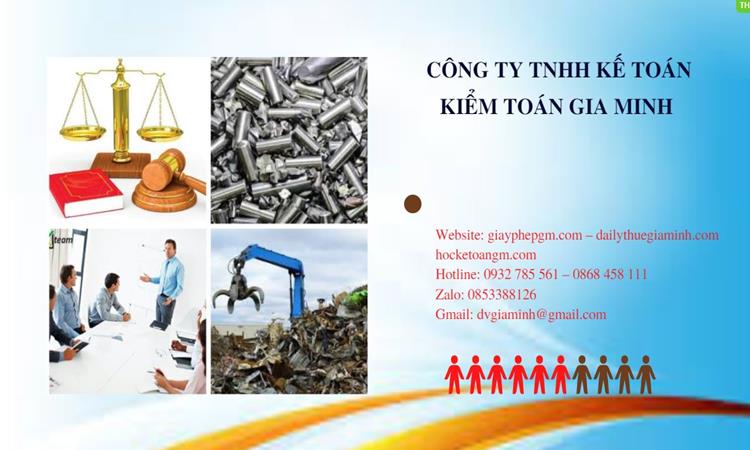 Thủ tục thành lập công ty kinh doanh phế liệu tại Hà Tĩnh