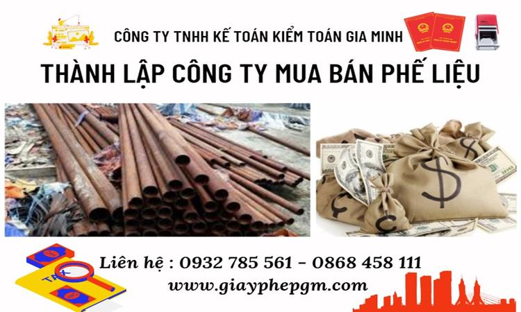 Thủ tục thành lập công ty kinh doanh phế liệu tại Huyện Bình Lục