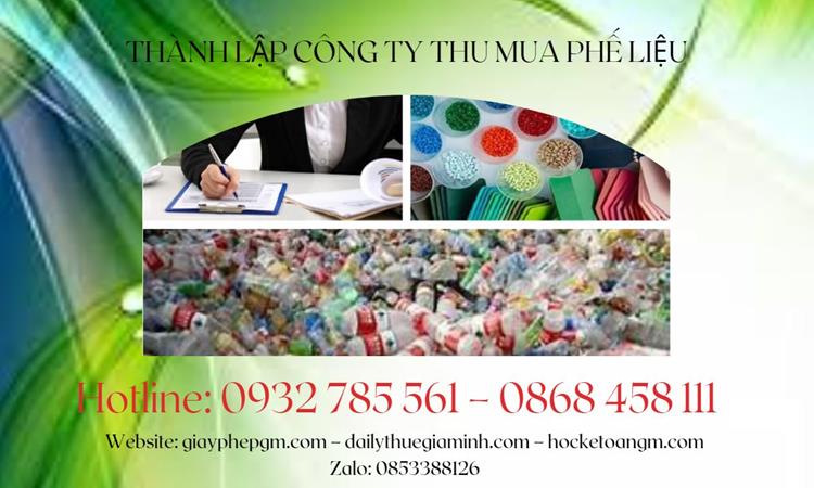 Thủ tục thành lập công ty kinh doanh phế liệu tại Huyện Cần Giờ