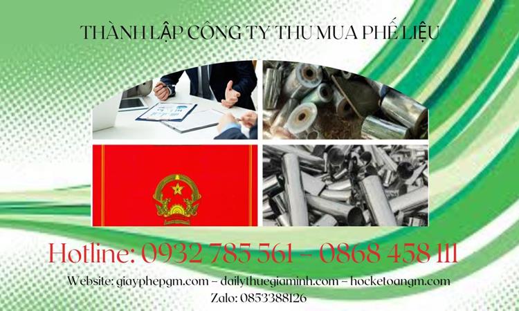 Thủ tục thành lập công ty kinh doanh phế liệu tại Huyện Củ Chi