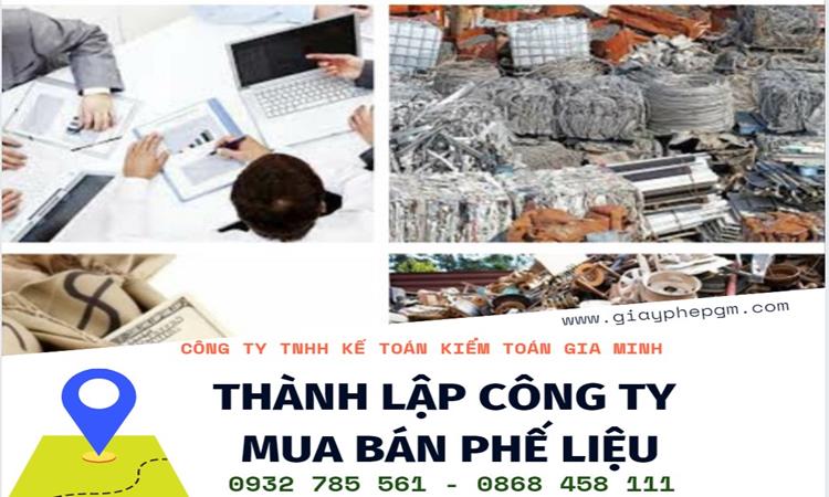 Thủ tục thành lập công ty kinh doanh phế liệu tại Huyện Khoái Châu