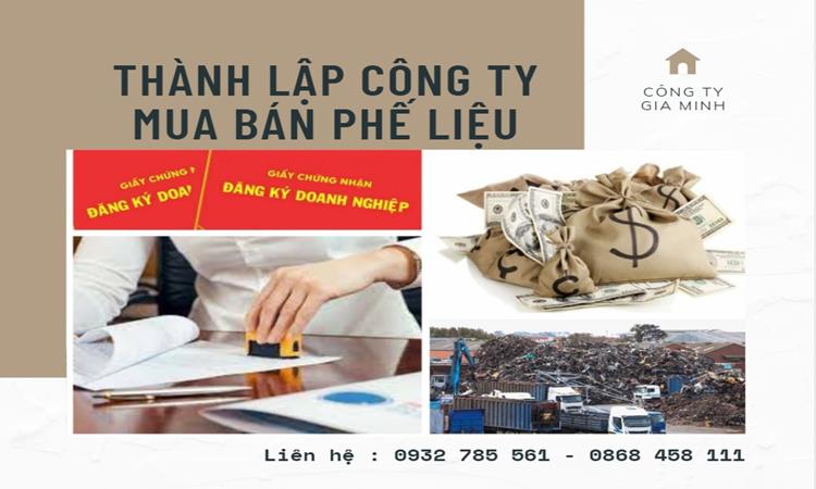 Thủ tục thành lập công ty kinh doanh phế liệu tại Huyện Lý Nhân