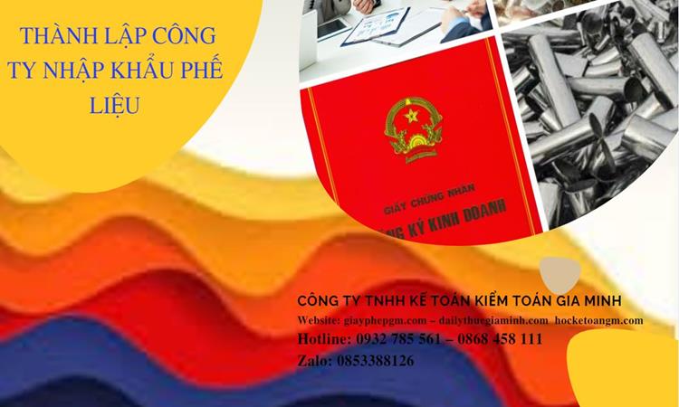 Thủ tục thành lập công ty kinh doanh phế liệu tại Huyện Mỹ Đức