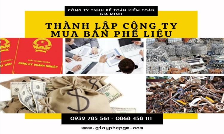 Thủ tục thành lập công ty kinh doanh phế liệu tại Huyện Thanh Liêm