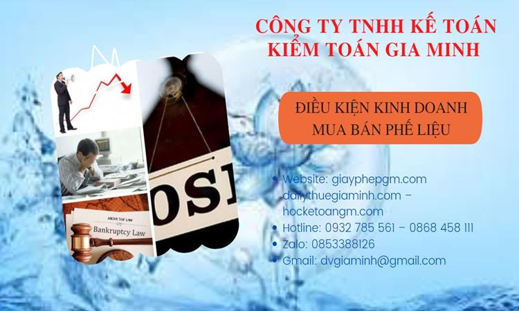 Thủ tục thành lập công ty kinh doanh phế liệu tại Huyện Thới Lai