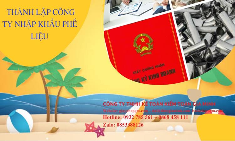 Thủ tục thành lập công ty kinh doanh phế liệu tại Quận 10