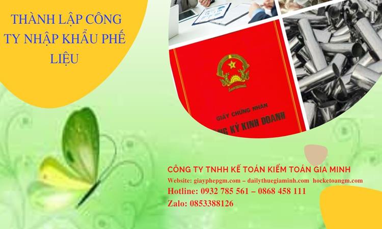 Thủ tục thành lập công ty kinh doanh phế liệu tại Quận 7