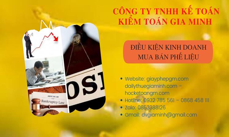 Thủ tục thành lập công ty kinh doanh phế liệu tại Quận Bình Thủy